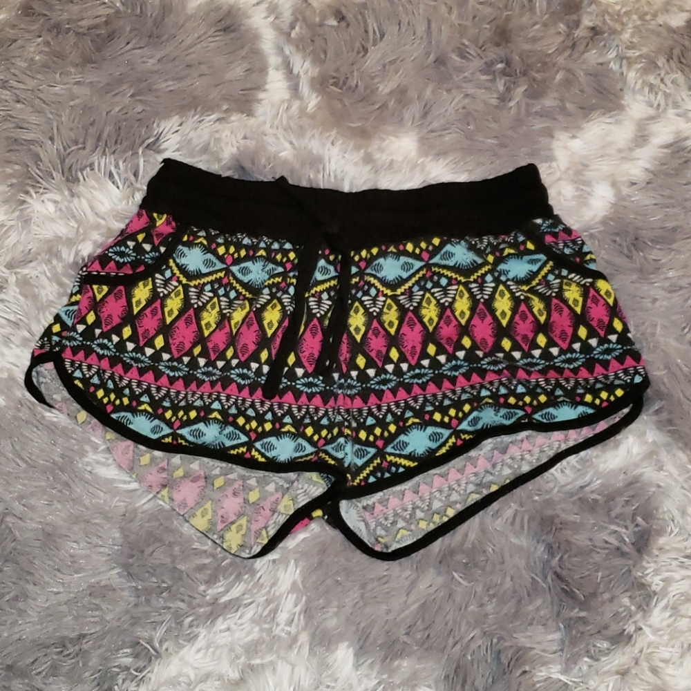 Bright Tribal Style Athletic Shorts